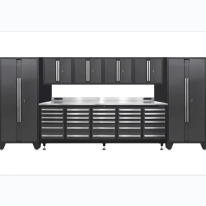 CFATW0930 Combo-Heavy duty 9 FT 30 Drawer Tool Workbench+Side Locker+Top Locker-ChaoFan Group Co.Ltd