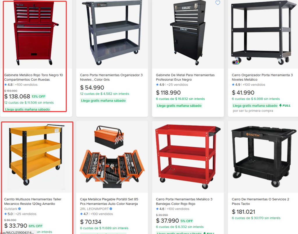 carros de herramientas /armarios de herramientas