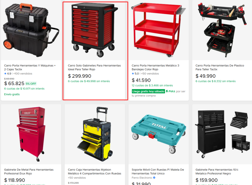 carros de herramientas /armarios de herramientas