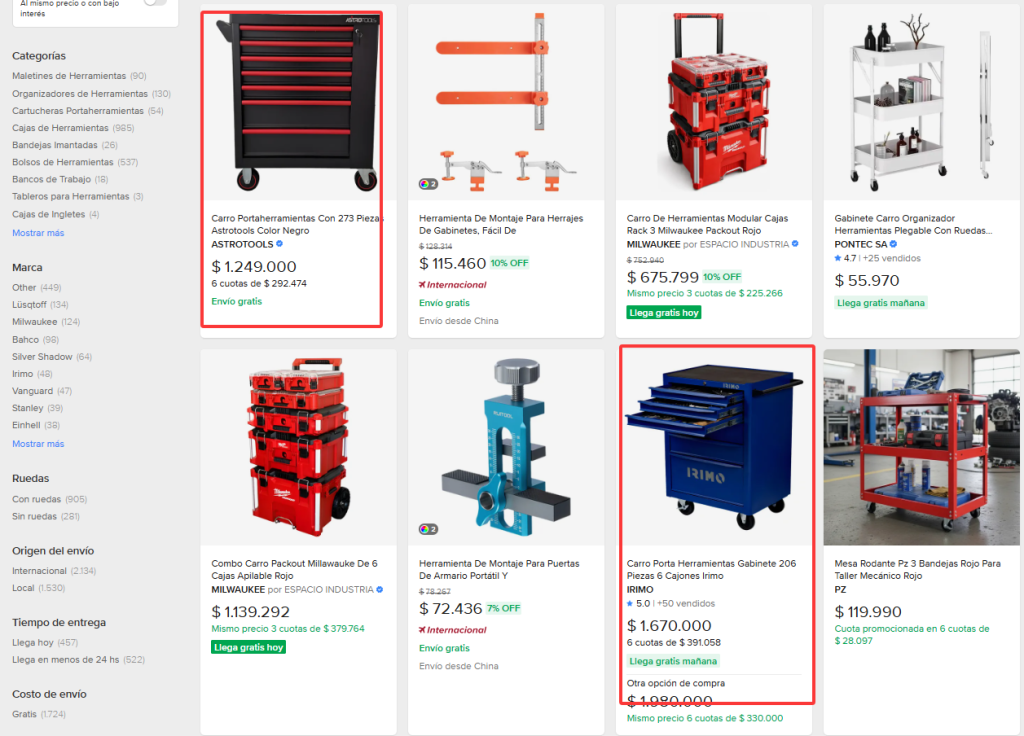carros de herramientas /armarios de herramientas