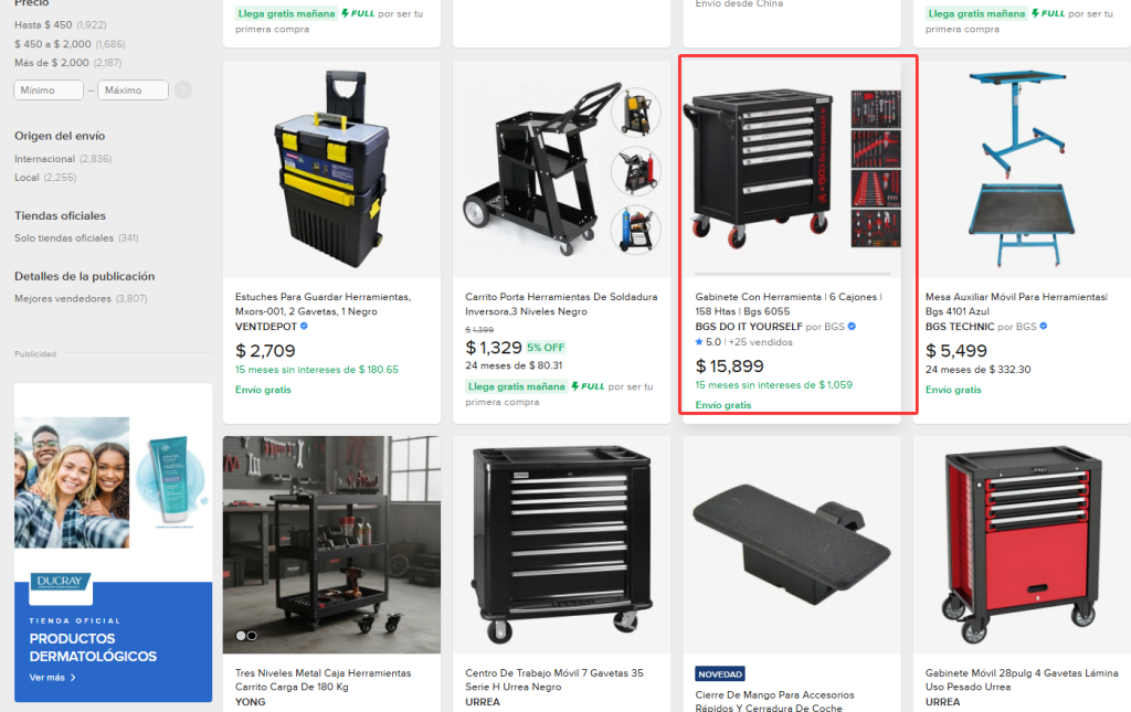 carros de herramientas /armarios de herramientas