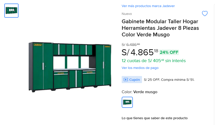 Armario combinado modular